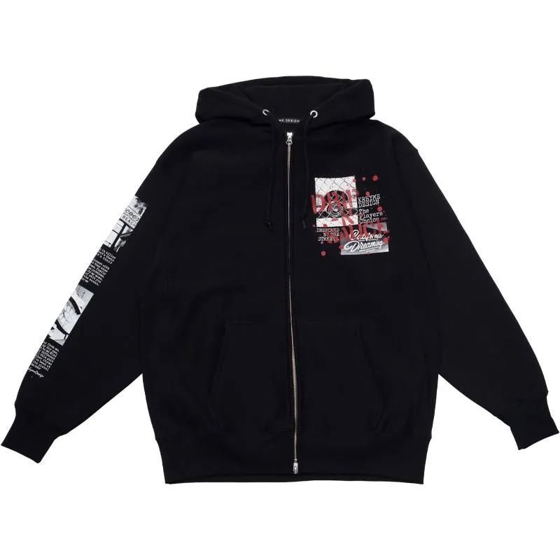 ?中村嶺亜着用? KRHYME DESIGN HOODED ZIP SWEAT SHIRT 