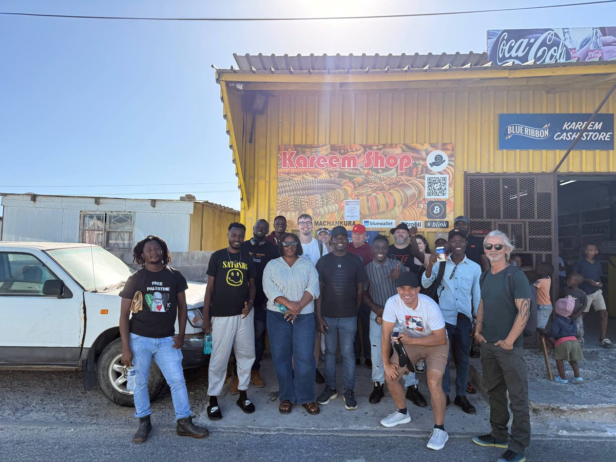 BitcoinLoxion's tweet photo. To everyone who came to Khayelitsha to see and verify the work we’ve been putting in — thank you. Thank you for not just taking my word for it, but for coming to witness and verify it yourselves like true Bitcoiners. Your support means everything. 
@olabitcoinbw @sisonkeBTC https://t.co/tNn9NDUPGB