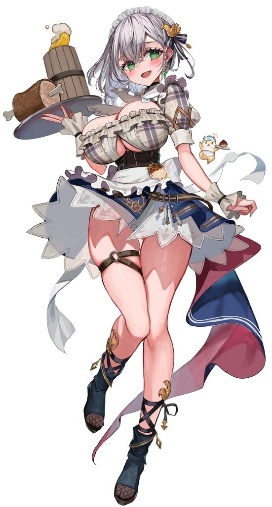 「おいしいお肉を召し上がれっ♪」 