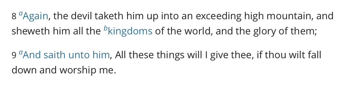 Yeah, satanism is defined pretty well in Matthew 4.