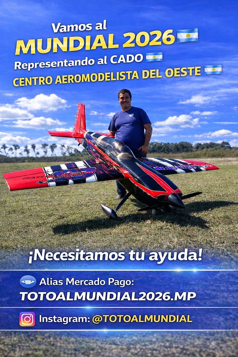 msolveiga's tweet photo. #EsteFinde 🇦🇷🛩️ vamos todos al mundial ! 
Seguí nuestra historia en @totoalmundial en ig . 
Gracias 🇦🇷🛩️ https://t.co/MIxglDvaZU