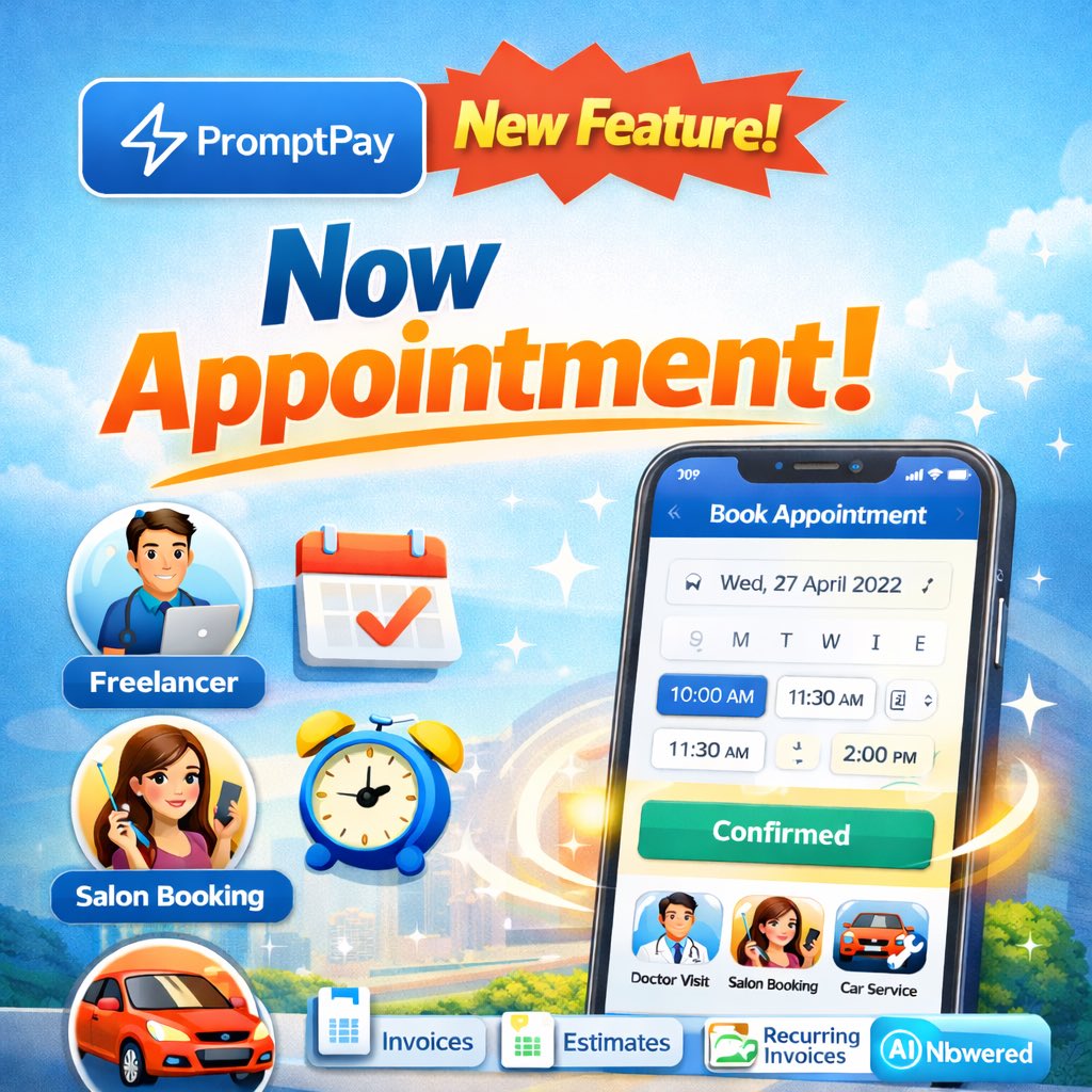 PromptPay Invoicing App tweet media