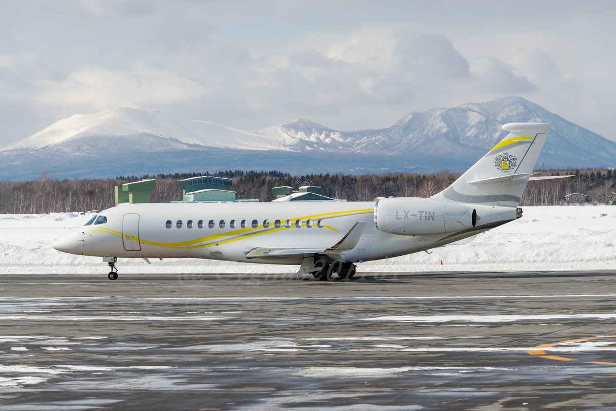 Cygnus201101's tweet photo. LX-TIN
Dassault Falcon 6X
Global Jet Luxembourg
February 01, 2026
#LXTIN #FA6X #CTS #RJCC #新千歳空港 https://t.co/XbO9C32n3r