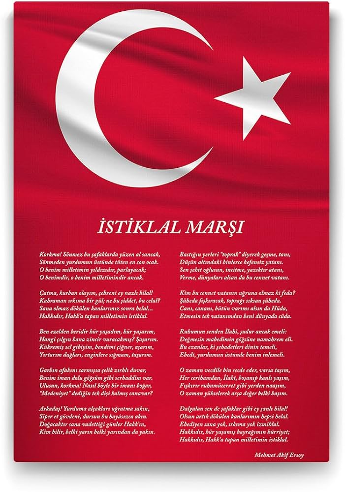 Anahtar Parti’nin Manifestosu: İstiklal Marşı.