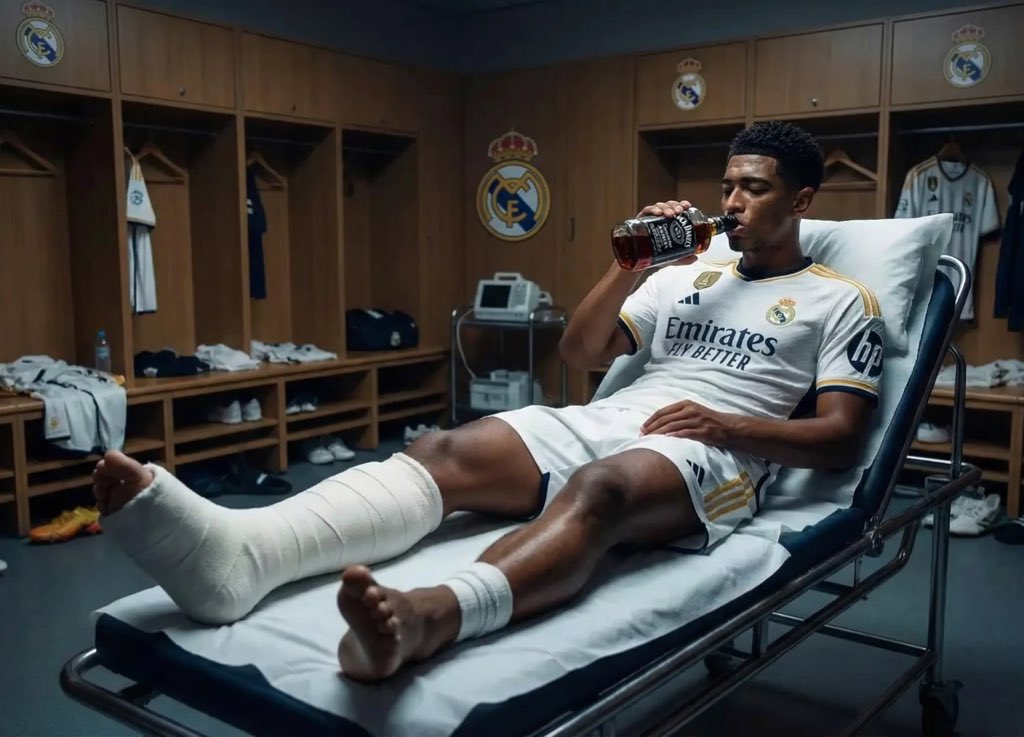 Últimas imágenes de Jude Bellingham lamentando su lesión