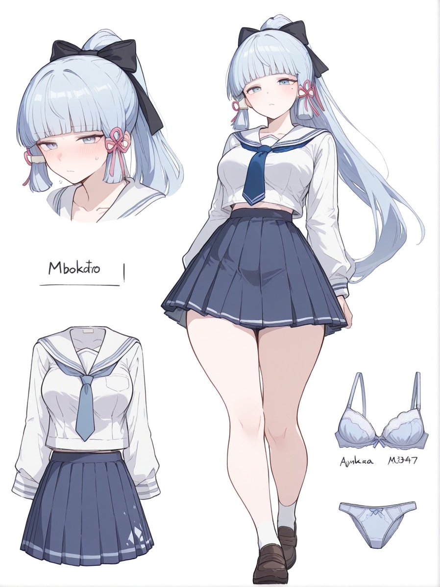 神里绫华 x 空 | mooly #pixiv pixiv.net/artworks/14065…