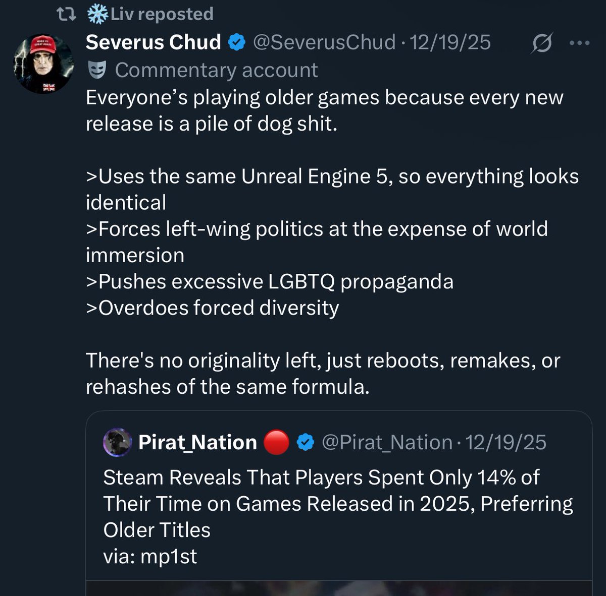 drixxus's tweet photo. Don’t mind her. She is just starting her racist grift persona. As long as it’s edgy and gets her reactions and attention https://t.co/1TPvIQReRC