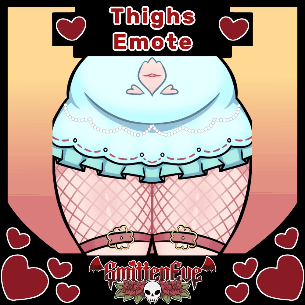 ‼️CALLING ALL VTUBER MUTUALS‼️
Let me draw your cute thighs for your streams or discord server!
Comment your design and I'll pick out a few cuties to make emotes for!

Thighs of the lovely <a href="/KomohanaVT/">🦊 Komohana 🌸 【IRIAM US】</a> ❤️

#Vgencomm #thighs #emoteych #digitalart