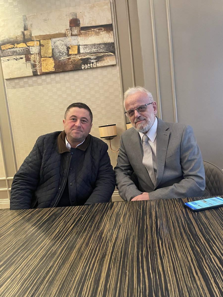 Kuzey Makedonya eski Başbakanı Sn. Talat Caferi ile hasbihal…