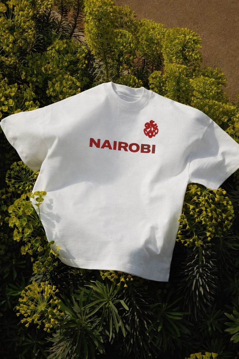 AtOddsClothing's tweet photo. Some good news in Nairobi:
Our Nairobi T-shirts are here bold timeless and built to last. Crafted from French Terry heavy cotton and finished with premium embroidery, these tees don’t just look good..they stay good for years.

Price: 3500/- 
#Wardrobessentials
#MadeInKenya https://t.co/3tHOweazrb