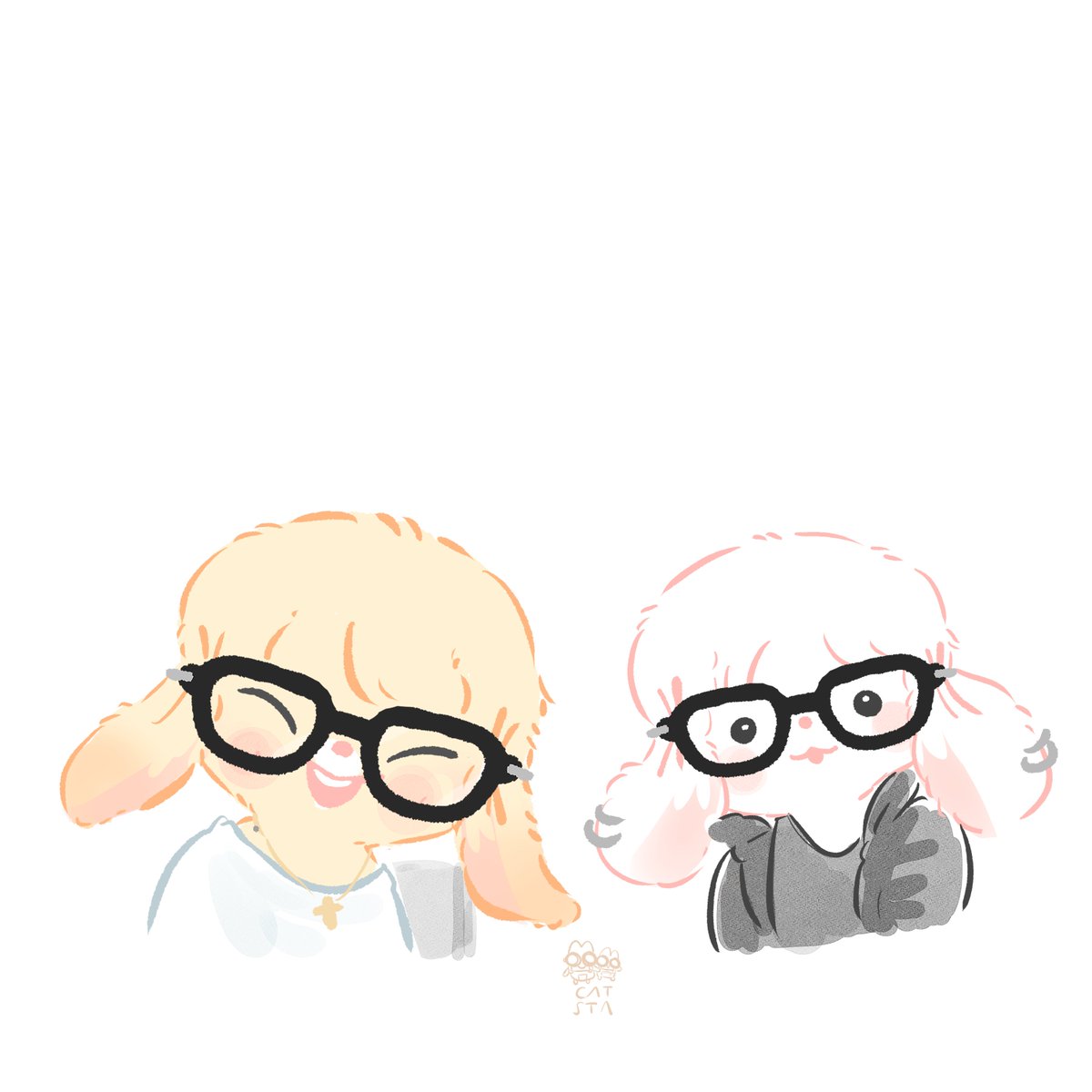 YcatsSta's tweet photo. 🤓🤓
🦊🐰

#아리랑 
#staycatsart https://t.co/SUpohESuSb