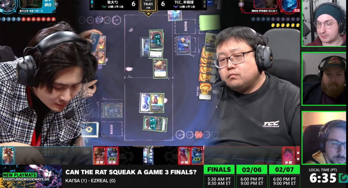 THERE WAS A WORKING OUT IN THIS SITUATION <a href="/TurnThemSide/">Turn 'em Sideways!</a>, not a lethal tho
(not including potential draw from top)

Top battlefield - Ornn 17 + Rat 3
Borrom battlefield - Ornn 15 + Watcher 7
Hand: Watcher/Ray/Falling Star/Time Warp

1. You go with both Forerunners on bottom bf and