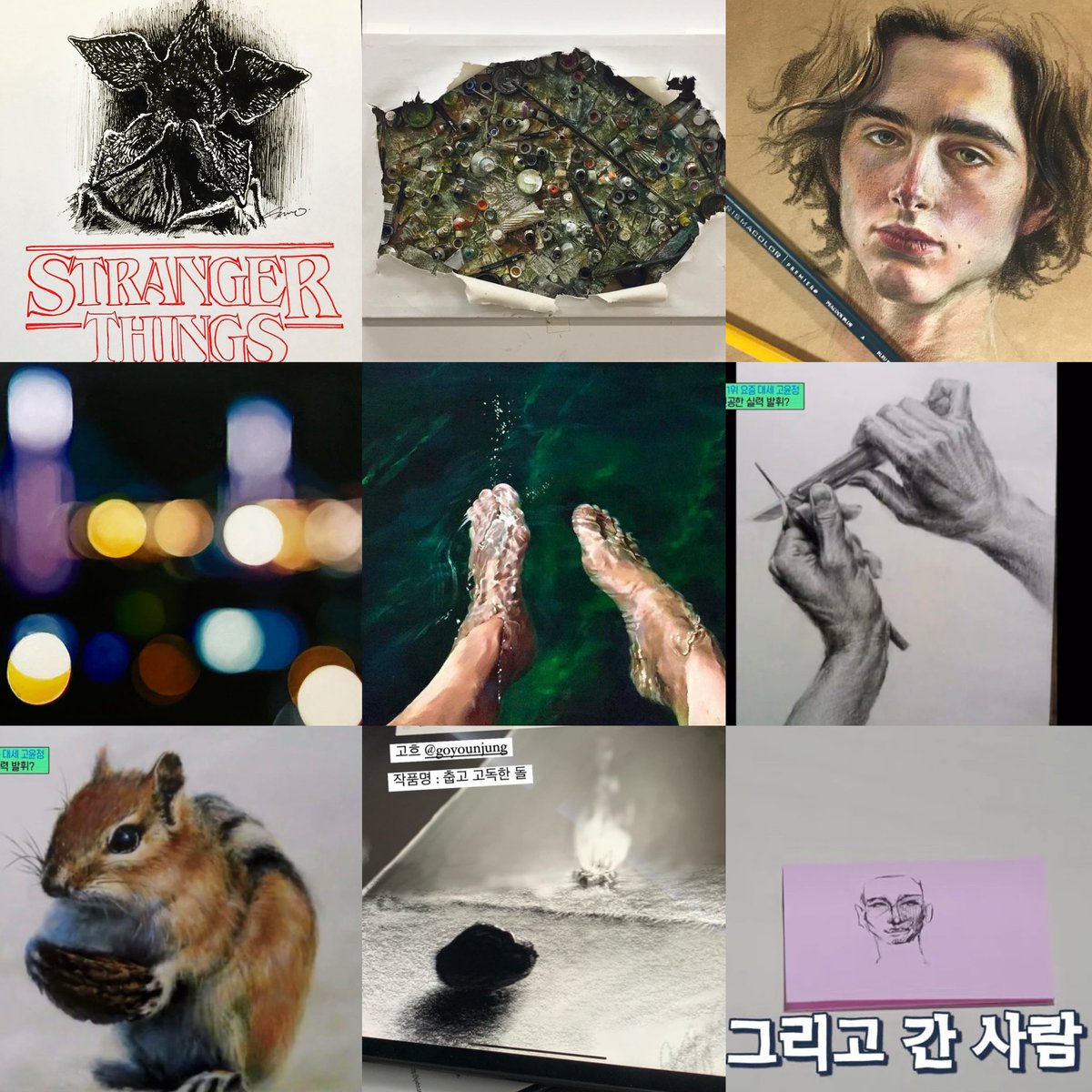 the artist                             the art