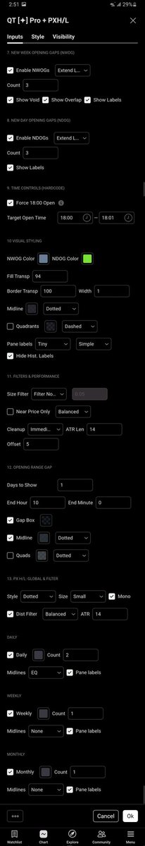 Enigma001_'s tweet photo. Indicator settings for QT Pro + PXH/L
https://t.co/Hr0ZVVOGZ6 https://t.co/4w7jp3bZ3X