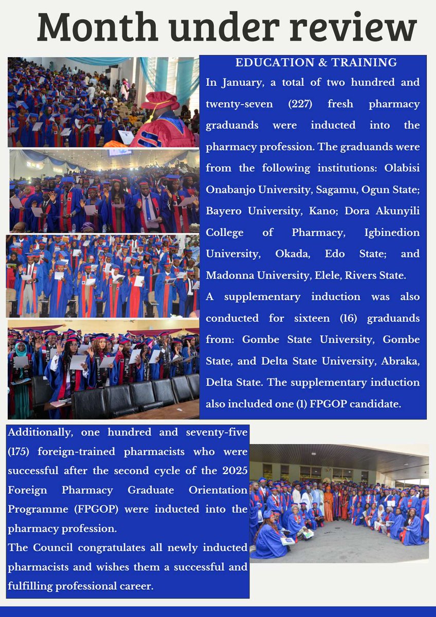 Pharmacy Council of Nigeria tweet media