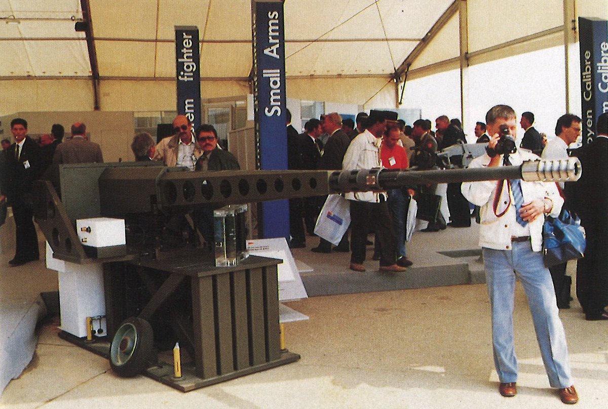 GIAT Industries 45M911 Medium Caliber Future Gun (MCF), was displayed ...