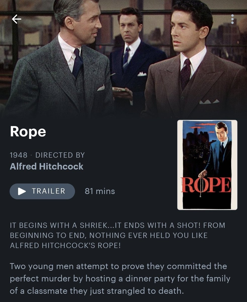 nobarwatched's tweet photo. gdm nobar watched rope (1948) today https://t.co/wnZ8nDheTP