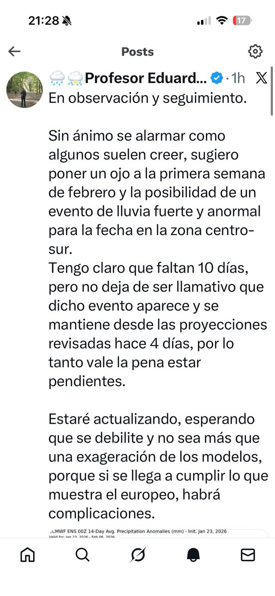 claudia_isla's tweet photo. @EdoWeatherman 😎 10 días antes !!! Seco ah!!! https://t.co/anlSy7f3eG