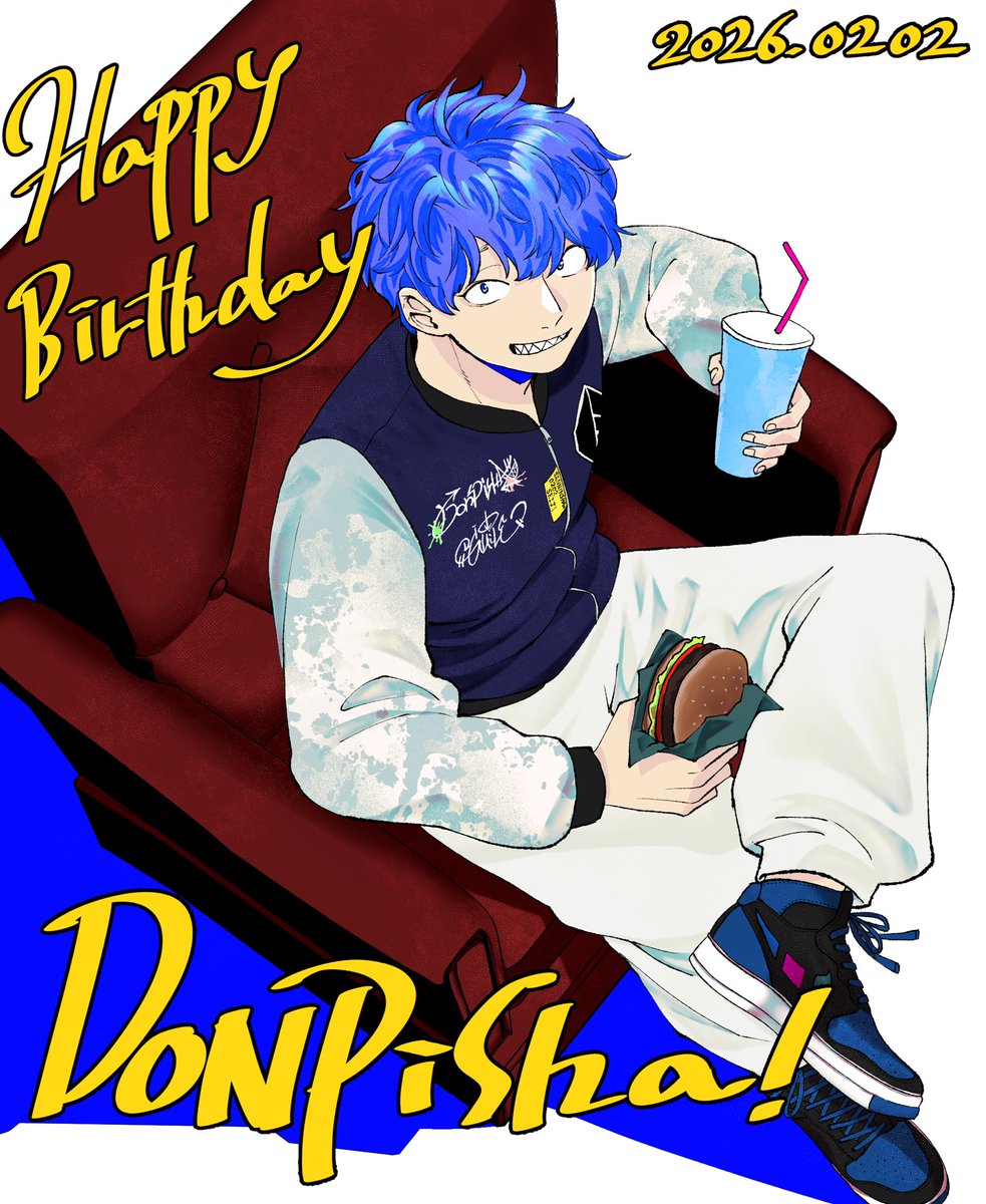 ドンさんお誕生日おめでとうございます🎊🎁🎈 #3nsart