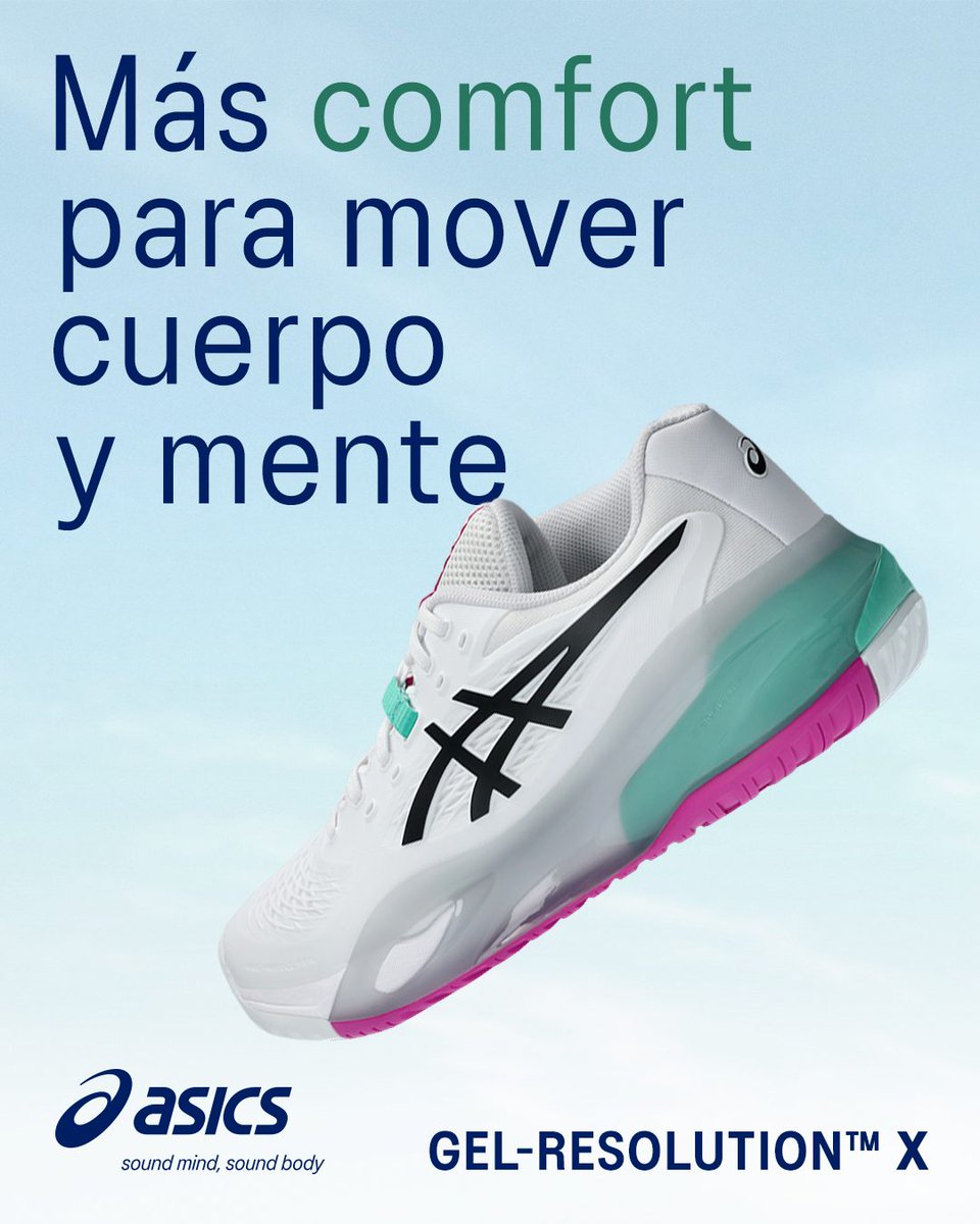 La diferencia está en cómo respondes a cada movimiento. El modelo GEL-RESOLUTION™ X ofrece estabilidad y control en cada punto. Descúbrelo en tiendas ASICS o en asics-mexico.visitlink.me/naMGQ1

#ASICS #MYBMYM  #GELRESOLUTIONX