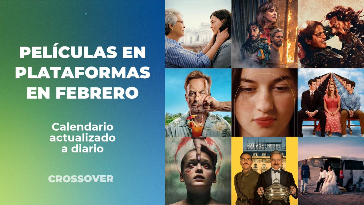 CrossoverSerie's tweet image. #PelículasEnPlataformas en febrero

Este mes en streaming llegan películas como #LosDomingos, #Eternity, #EllaMcCay, #Devuélvemela, #Nadie2... y todas las fechas en el calendario de nuestra web

Lista en Letterboxd: boxd.it/QAXY6