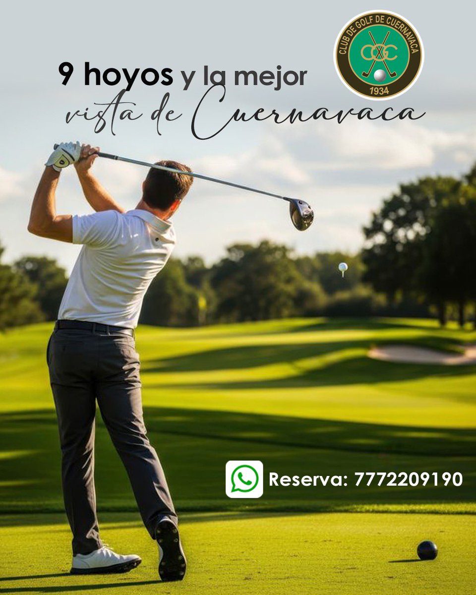 Jugar aquí no es solo una ronda de golf, es formar parte de la historia.

¡Reserva al: 7772209190!