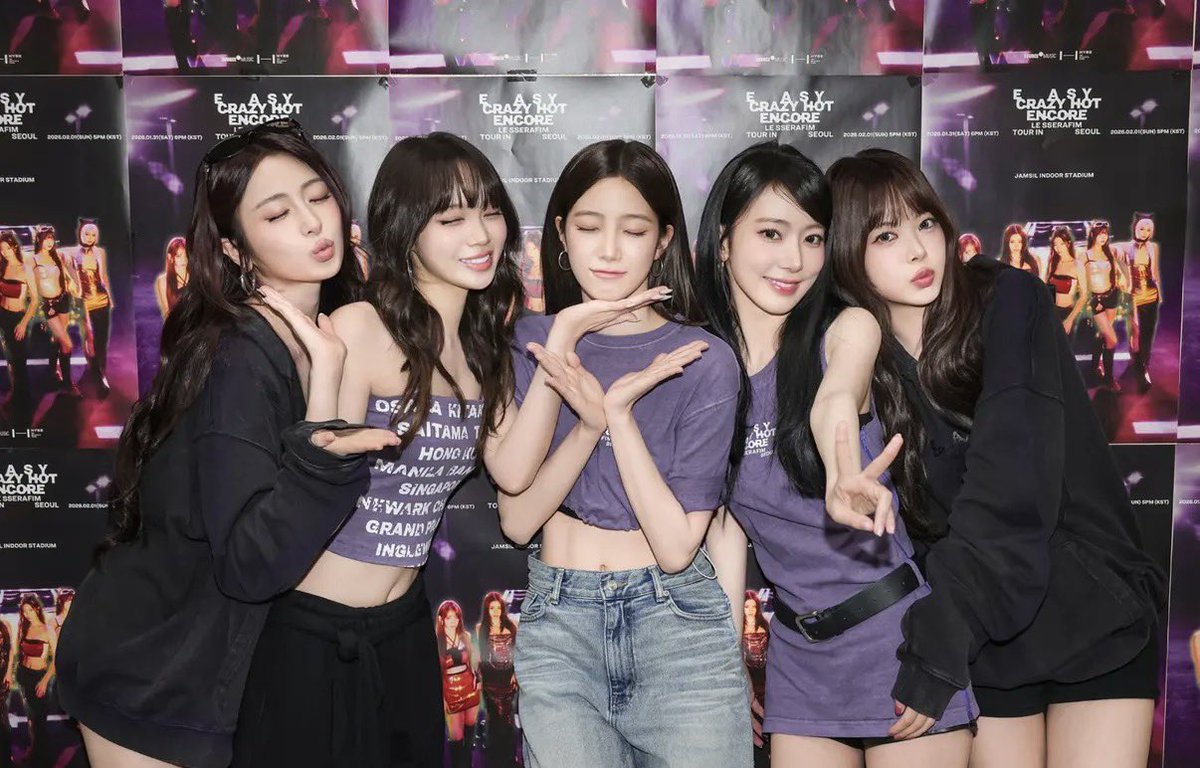 ピムちゃんたち完走ほんとにほんとにお疲れ様🥺🥺🥺ルセラが元気でいてくれることが1番だからゆっくり休んでね🙂‍↕️🫶
#LE_SSERAFIM #EASY_CRAZY_HOT_IN_SEOUL