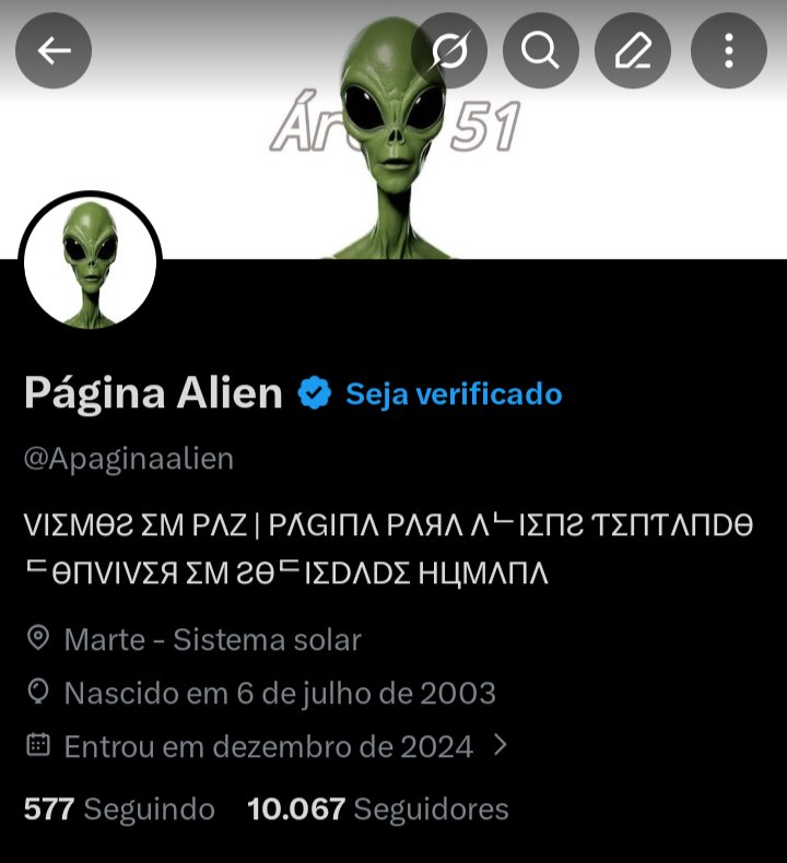 Página Alien tweet media