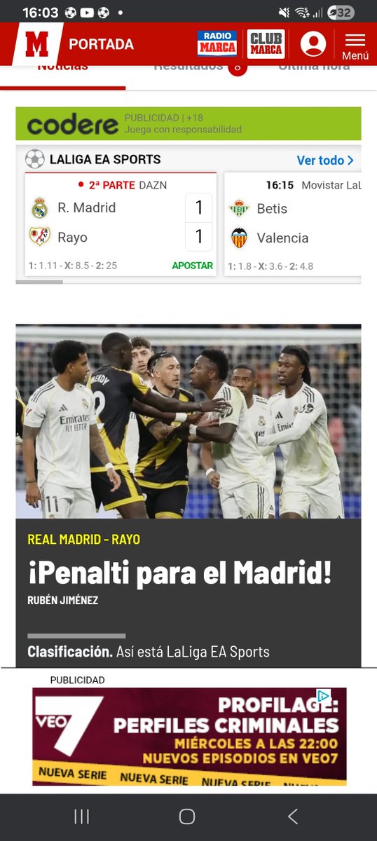 ch9wolf's tweet image. Es un cachondeo esta Liga. No tiene gracia.