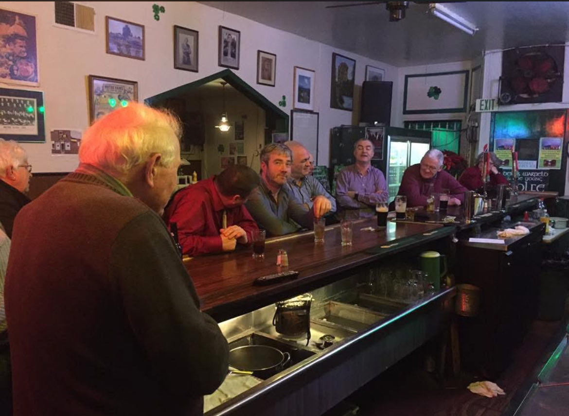 SPECIAL TUESDAY OPENING—The Merry Ploughboys, a wonderful band from Ireland, is stopping in on Tuesday. They’ll be here to have a few drinks, see friends and possibly sing/play a few tunes with the Irish session.
Open at 6pm, session at 8pm, Ploughboys usually stop in 8 or 9