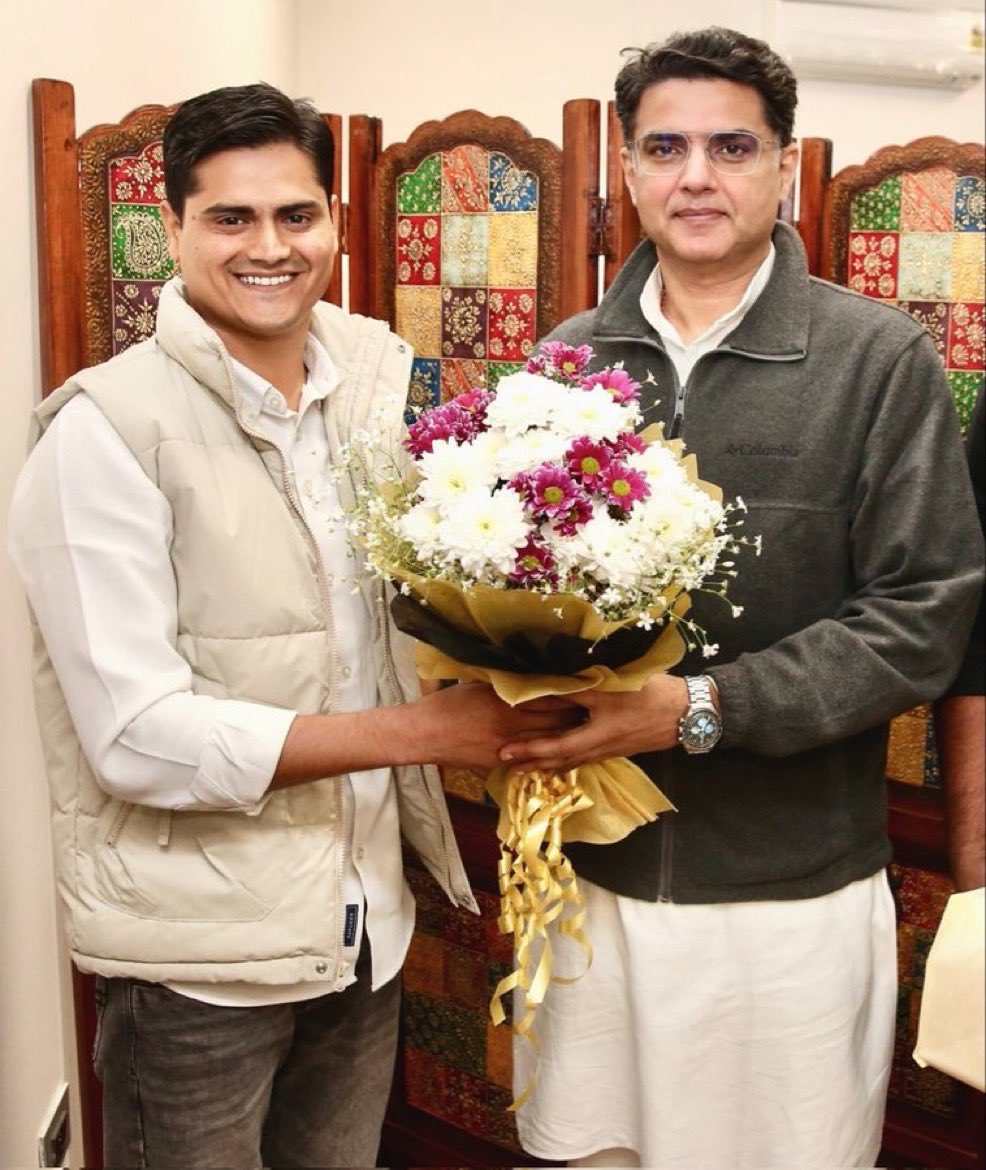 मालपुरा के युवा भविष्य <a href="/BharatMalpura/">Bharat Raj Choudhary</a> को जन्मदिवस की मौकली बधाई और शुभकामनाएँ 
भले ही आपकी कितनी भी रगड़ाई हो जाये लेकिन पलटी मत मारना 😇 ये गलती पहले एक युवा नेताजी कर चुके है 
भविष्य के लिए शुभकामनाएं 🎂🎉🙏