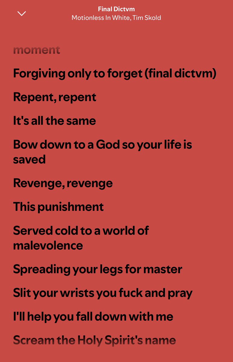 Underrated Banger alert

🙂‍↕️😌🎵🙂‍↕️😌
