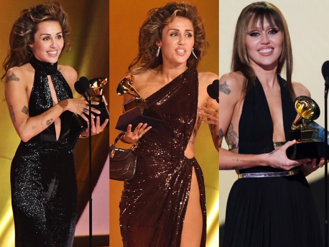 DEM_Mustangs16's tweet photo. I know she won’t win tonight but imagine Miley winning a Grammy for a 3rd consecutive year https://t.co/5c9dv86xHV