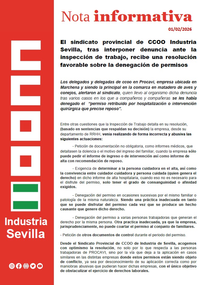 CCOO Industria Sevilla tweet media