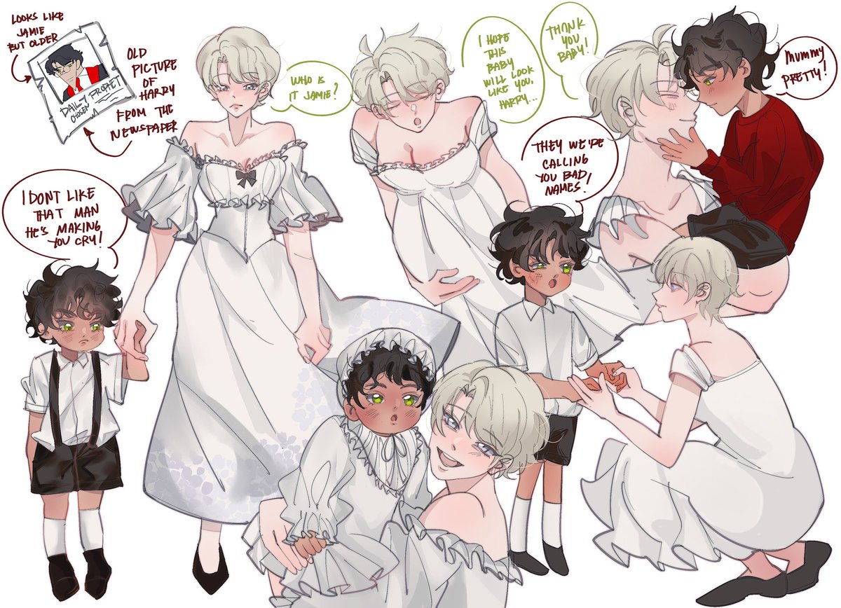 hjpconnoisseur's tweet photo. secret baby AU where milf Draco tries his best to hide Harry's child but he's just a total carbon copy of the saviour #hpdm #drarry https://t.co/zFotrYi2LL