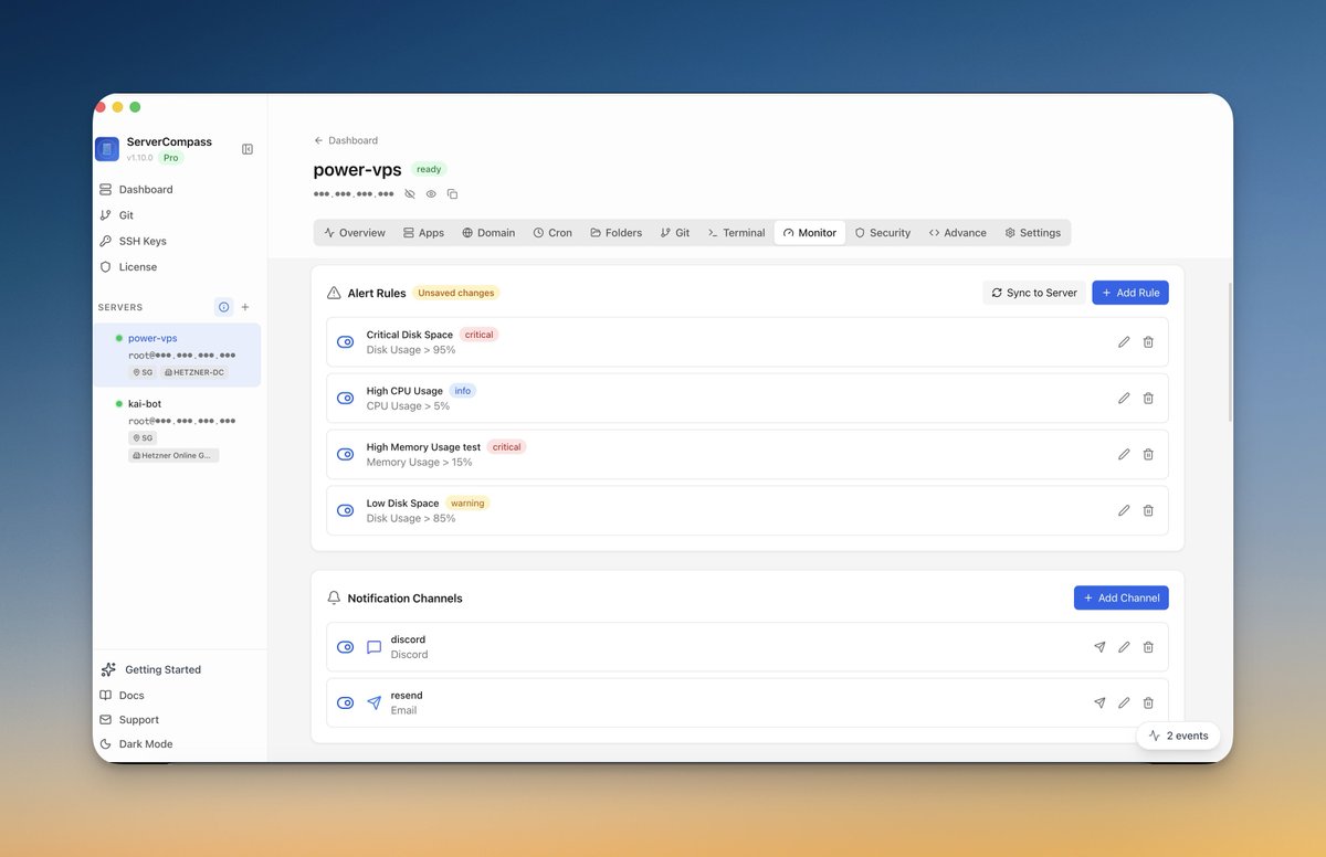 Server Compass tweet media