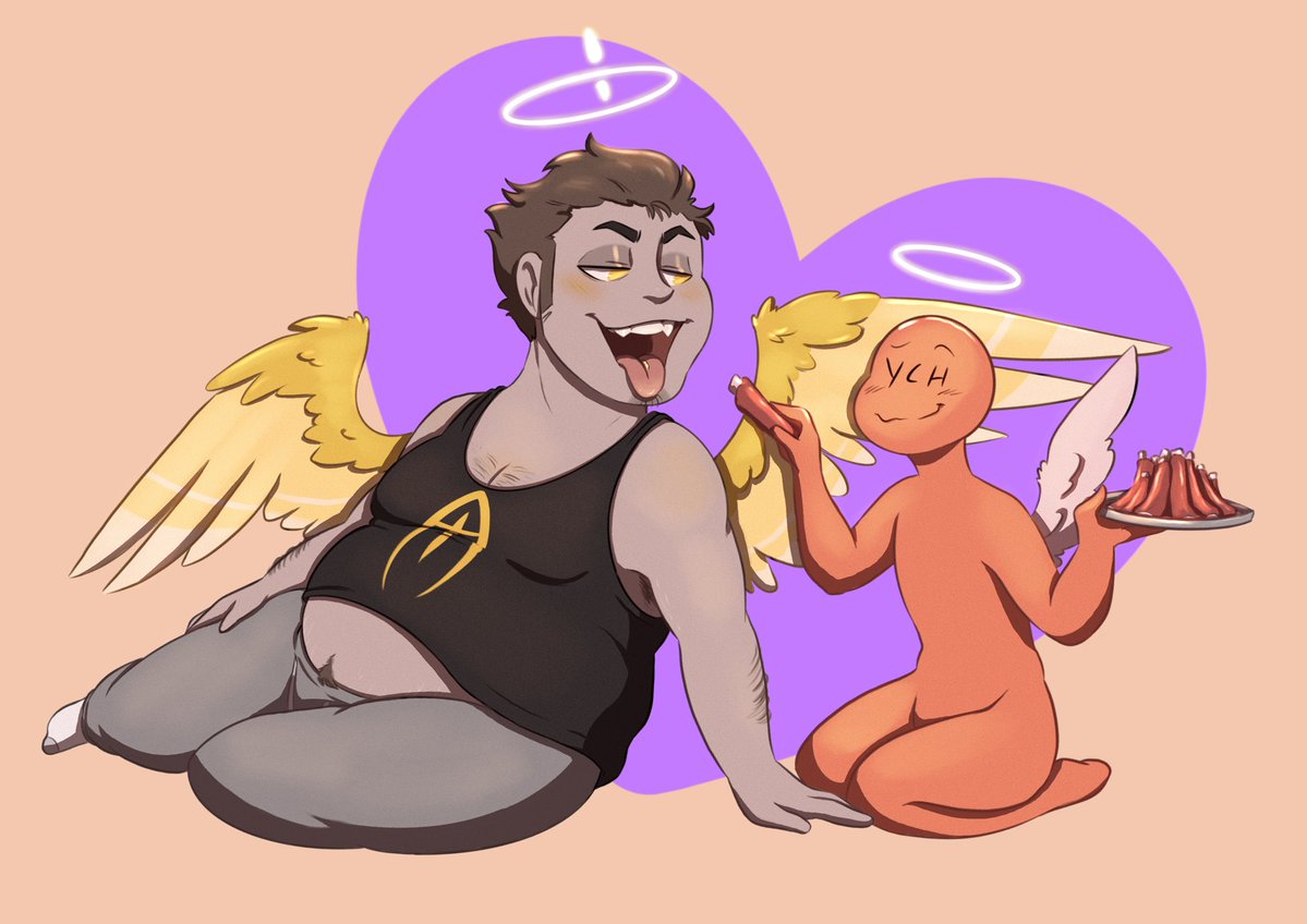 OrangecatArts's tweet image. Ready for Valentine’s day ?🧡

🧡🧡Here are the new YCH for the day of love 🧡🧡

⚠️5 SLOTS FOR EACH ⚠️

⬇️Price per unit

1 - 20€
2 - 35€
3- 50€

#ych #HazbinHotel #HelluvaBoss #ValentinesDay