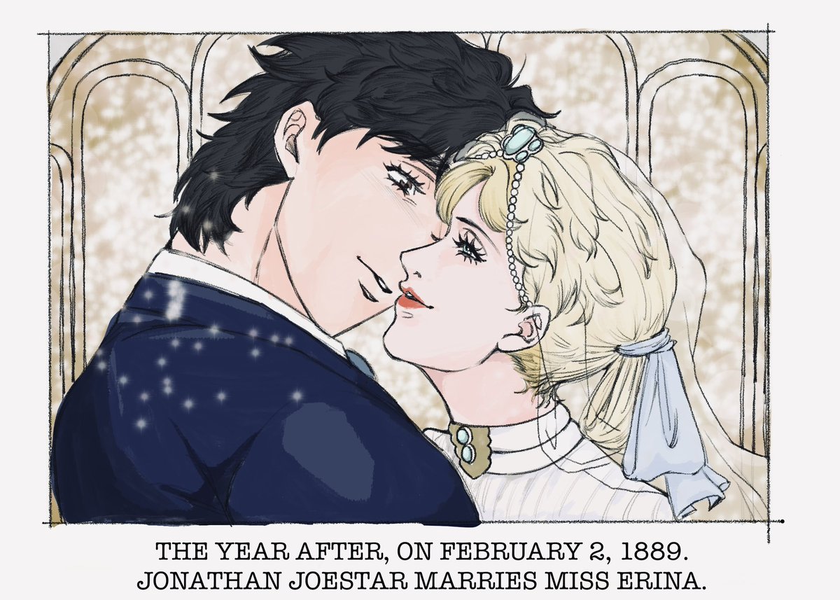 #ジョナエリ結婚記念日 
ジョナエリご結婚おめでとうございます🎉
いつまでもお幸せに😌🌌