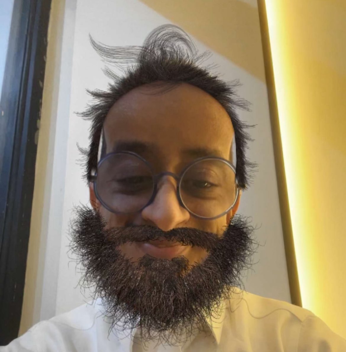 اللوك اللي بيسويه صالح الشهري المباراة الجاية يعني ترى بنزيما ماراح باقي موجود