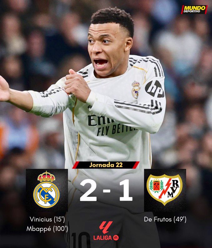 El mateix guió vergonyós de sempre al Bernabeu: expulsats de l’equip rival als darrers minuts, descompte infinit i penalty inventat a favor del Madrid al minut 99.
Així guanya el Madrid.
Faran tot el que podran perquè no sigui així, però aquesta lliga la guanyarà el Barça…