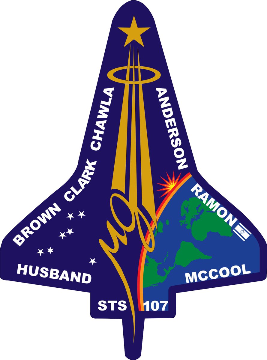 NASASpaceflight's tweet photo. Today, we remember the loss of Columbia and her crew just minutes before returning home from STS-107.  

The final image of Shuttle Columbia - her left wing already disintegrating - as she passed by the Starfire Optical Range, Kirtland AFB, New Mexico.  

#HailColumbia https://t.co/tSSIoISNMC