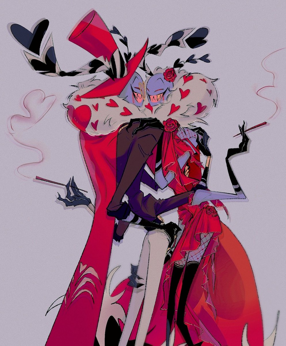 _Damn_papiBOX's tweet photo. 🦋❤️🦋❤️
#HazbinHotelValentino https://t.co/KNbngIurRv