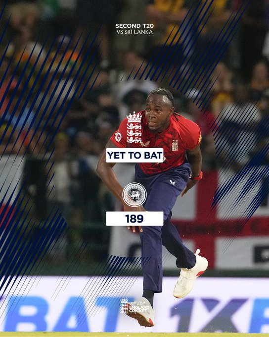 Eng require 1️⃣9️⃣0️⃣ to win the game and the series.!