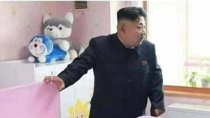 Kim Jong-un style... 😀😃😄😁😆😅😂🤣