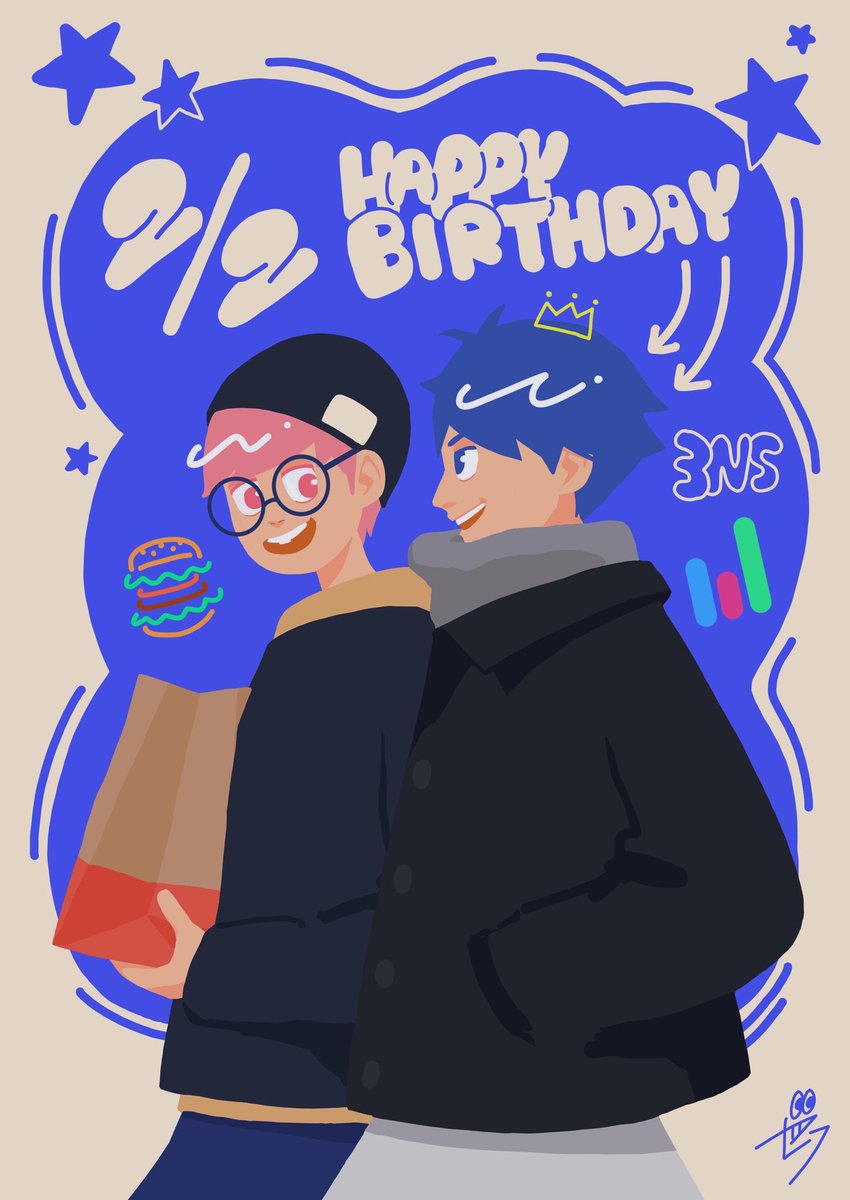 Non8illyzzef's tweet photo. ドンさんお誕生日おめでとうございます🥳
素敵な一年になりますように！

#3nsart https://t.co/Hf9p6FC2wx