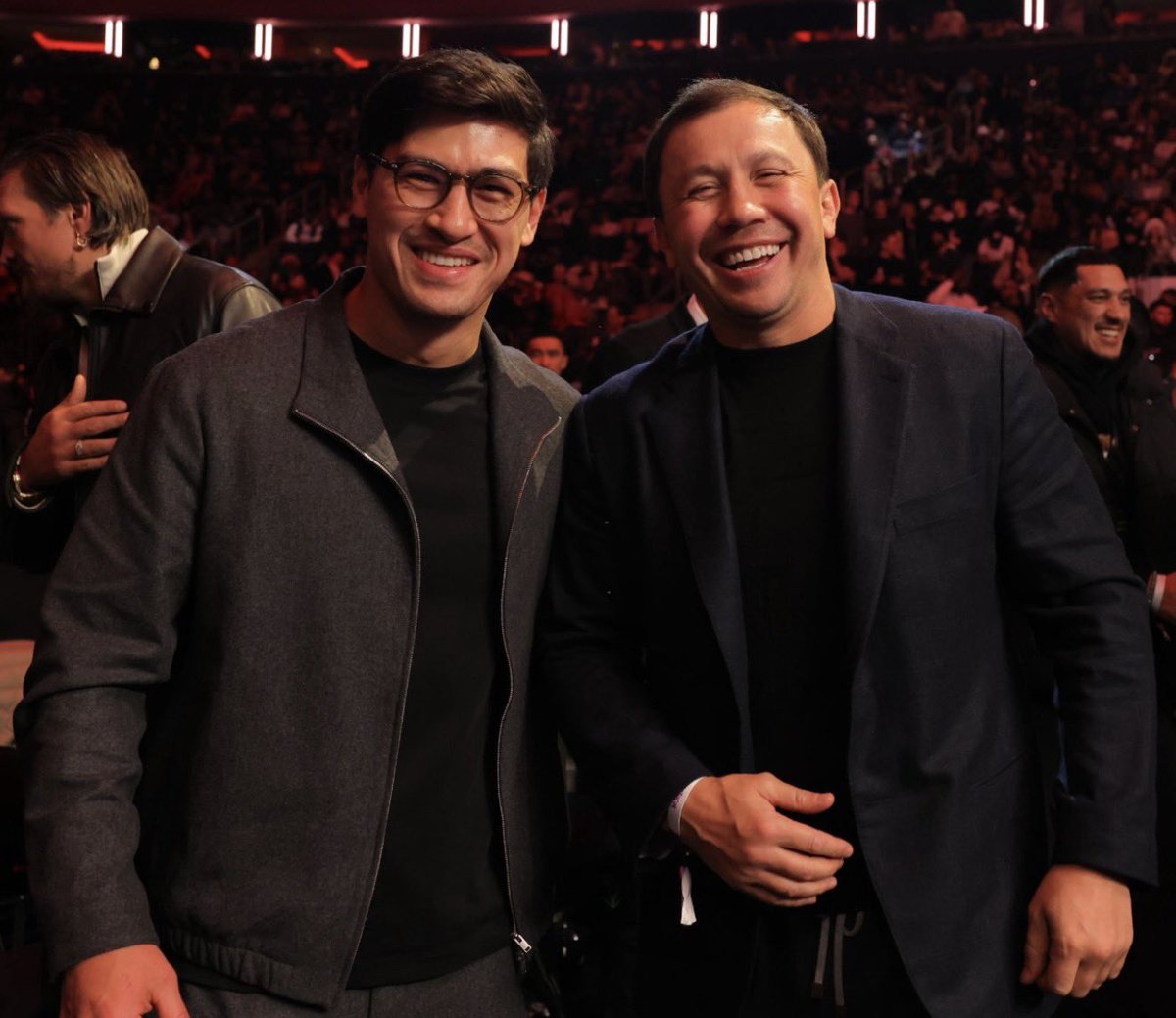Dmitry Bivol 🤝🤝 Gennady Golovkin