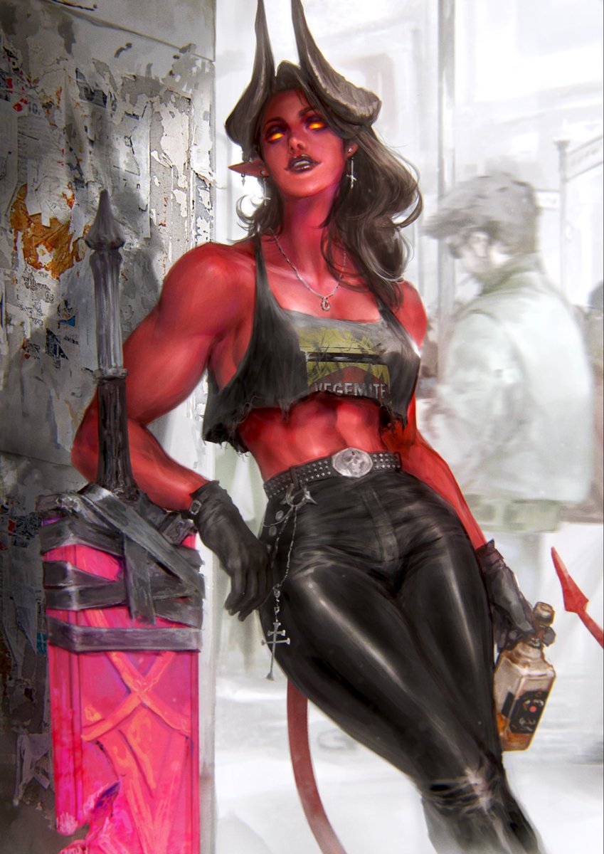 thedurianart's tweet image. Malevola 👹