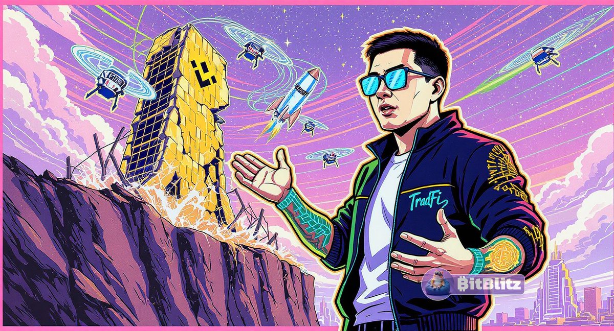BitBlitz's tweet photo. Changpeng Zhao @cz_binance on gold's correction: 'Bitcoin is still in early innings.' 📉 While tradfi stumbles, CZ reminds #Crypto holders that volatility = opportunity — if you zoom out. 🧠 #Bitcoin #BTC #CZQuotes #DigitalAssets https://t.co/c2hJI4FmBv