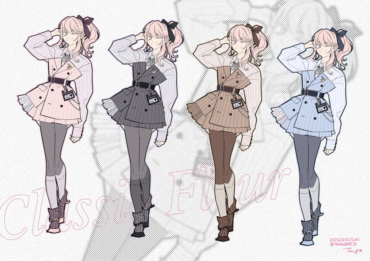 여성용 - Classic Fleur🌷
#프로세카 #오피스의상디자인