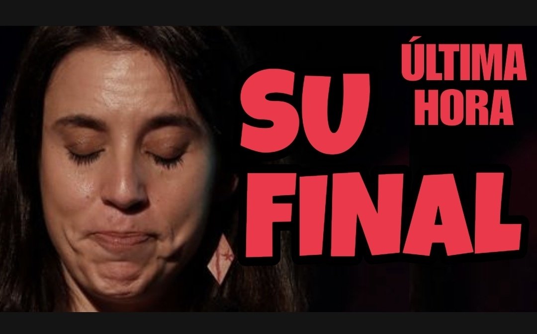 Irene Montero ha cavado su propia tumba política poco a poco hasta el límite que vimos ayer.
El personaje ha acabado devorando a la persona que ya parece un meme desquiciado buscando escandalizar con la barbaridad más grande.

Después de decir que los niños se acuesten con quien